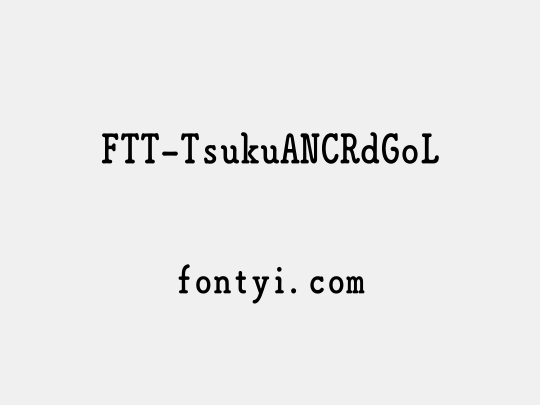 FTT-TsukuANCRdGoL