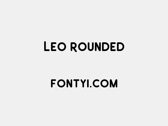 Leo Rounded