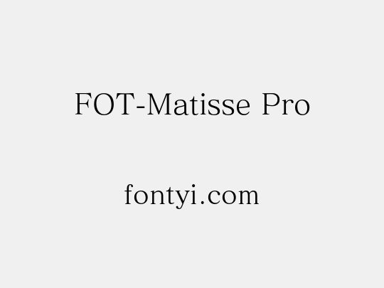 FOT-Matisse Pro