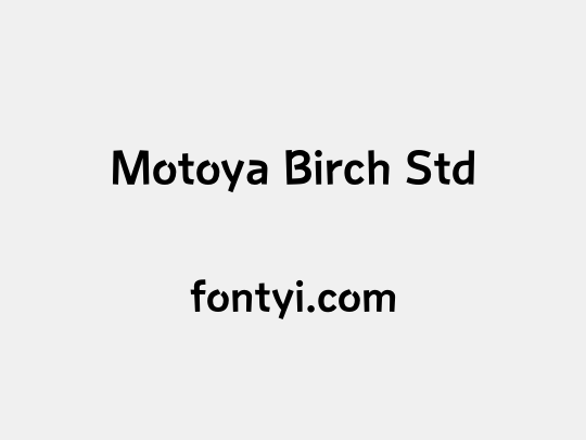 Motoya Birch Std