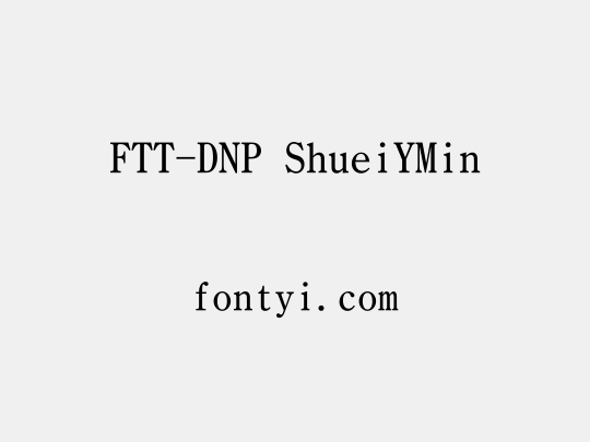 FTT-DNP ShueiYMin