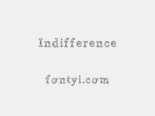 Indifference