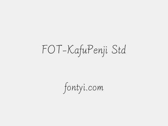 FOT-KafuPenji Std