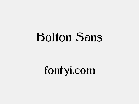 Bolton Sans