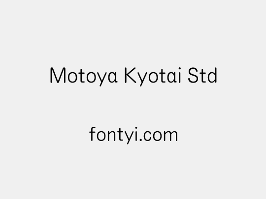 Motoya Kyotai Std