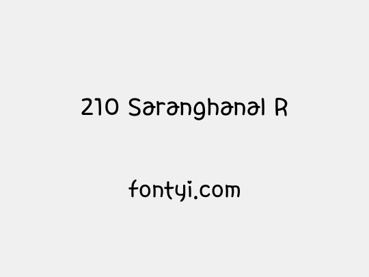 210 Saranghanal R