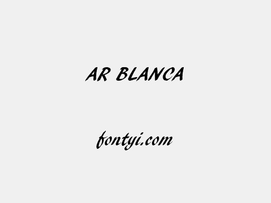 AR BLANCA