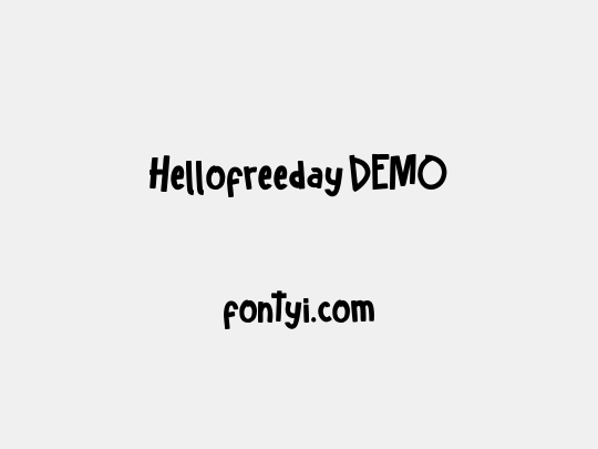 Hellofreeday DEMO