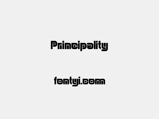 Principality