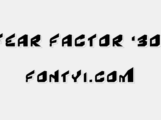 Fear Factor '3D'