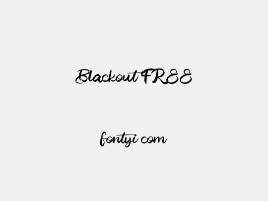 Blackout FREE