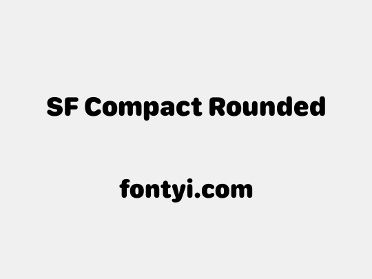 SF Compact Rounded