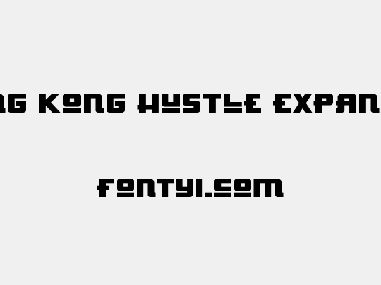 Hong Kong Hustle Expanded