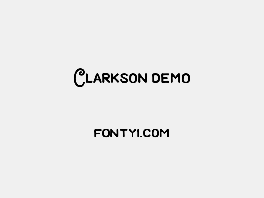 Clarkson demo