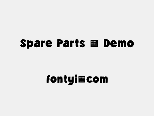 Spare Parts - Demo