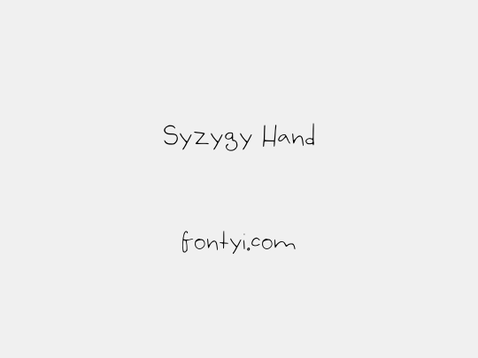 Syzygy Hand