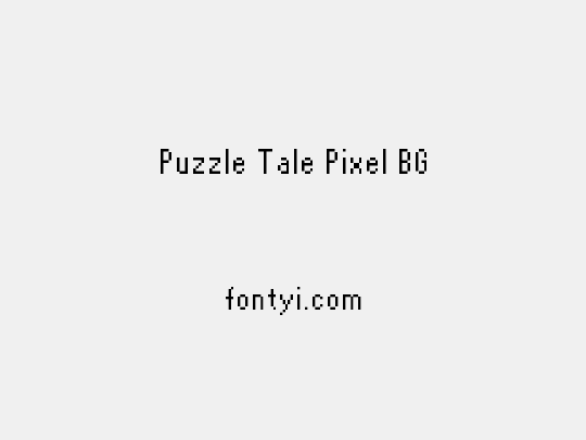 Puzzle Tale Pixel BG