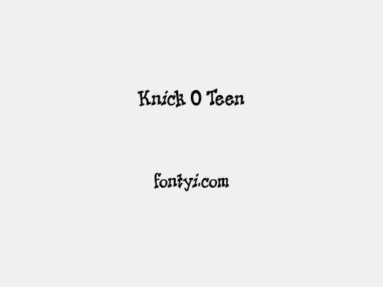 Knick O Teen