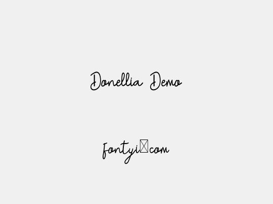 Donellia Demo