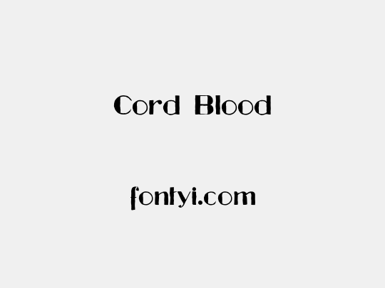 Cord Blood