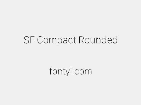 SF Compact Rounded