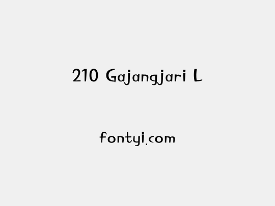 210 Gajangjari L