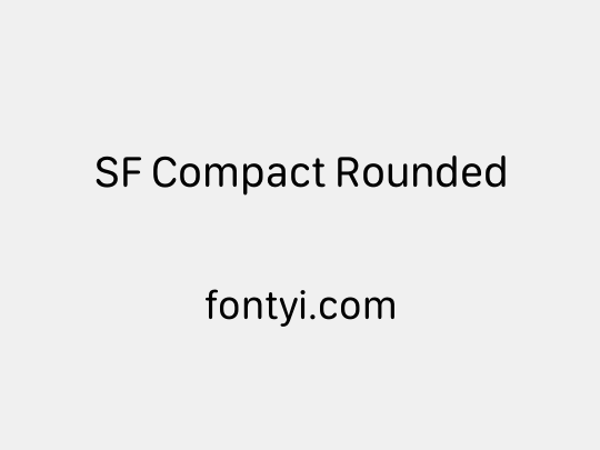 SF Compact Rounded