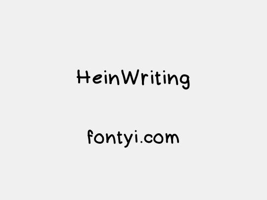 HeinWriting