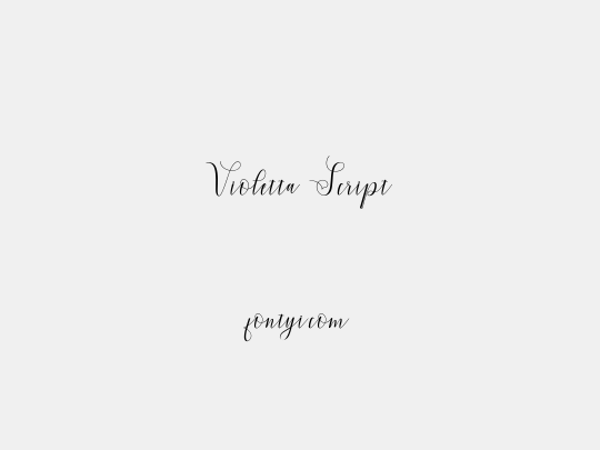 Violetta Script