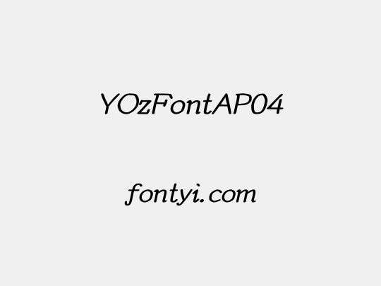 YOzFontAP04