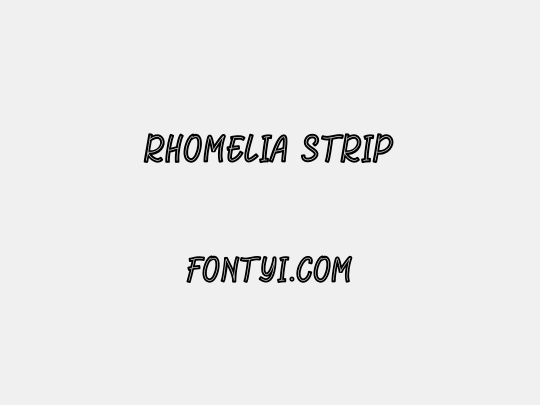 Rhomelia Strip