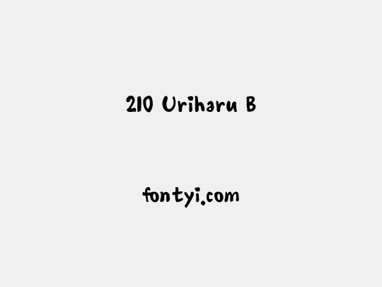 210 Uriharu B