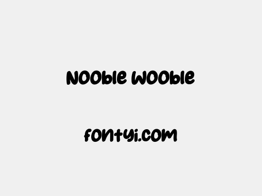 Nooble Wooble