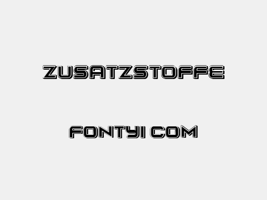 Zusatzstoffe