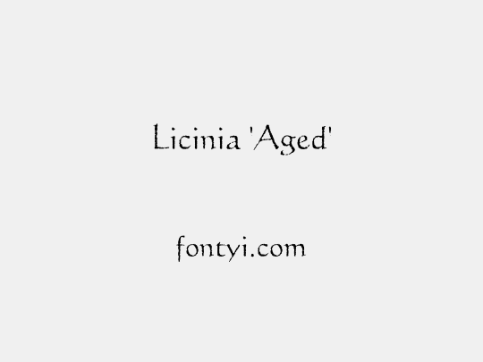 Licinia 'Aged'