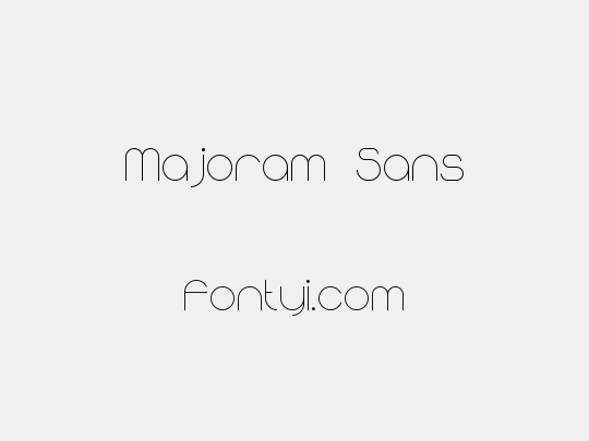 Majoram Sans