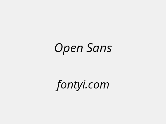 Open Sans