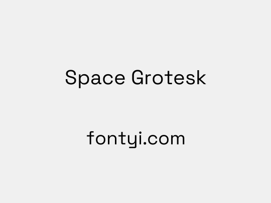 Space Grotesk