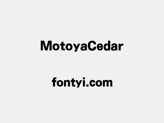 MotoyaCedar