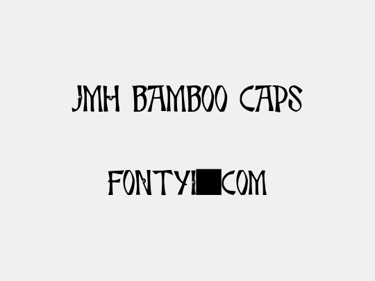 JMH Bamboo Caps