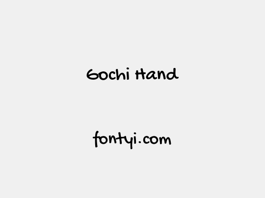 Gochi Hand