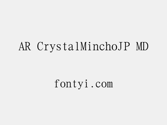 AR CrystalMinchoJP MD