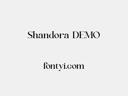 Shandora DEMO