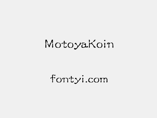 MotoyaKoin