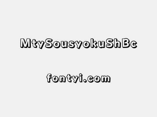 MtySousyokuShBc