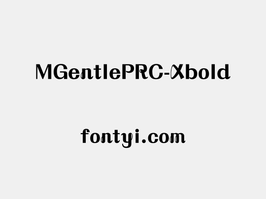 MGentlePRC-Xbold