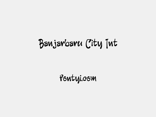 Banjarbaru City Int