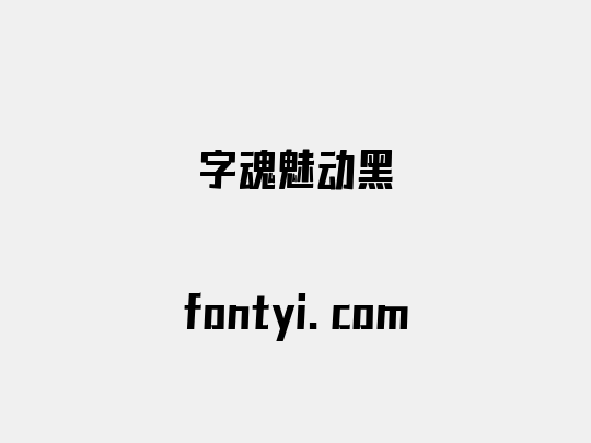 字魂魅动黑