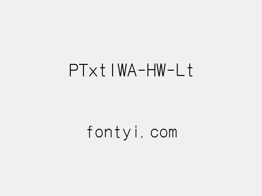 PTxtIWA-HW-Lt