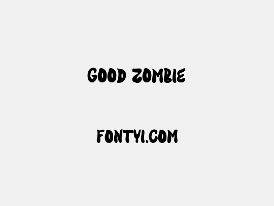 Good Zombie